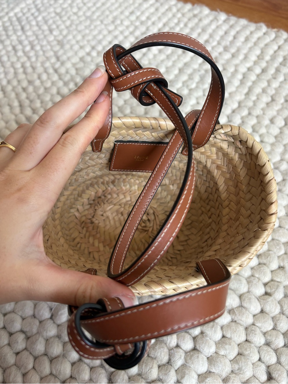 2022 Celine Mini Triomphe Panier - Picture 5 of 6